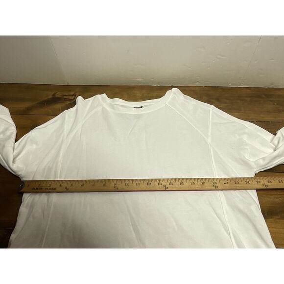 Sweaty Betty After Class Longline Sweatshirt Women's Size Medium White - Picture 8 of 12